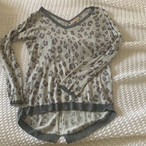 Rebecca Taylor leopard cozy sweater Size M